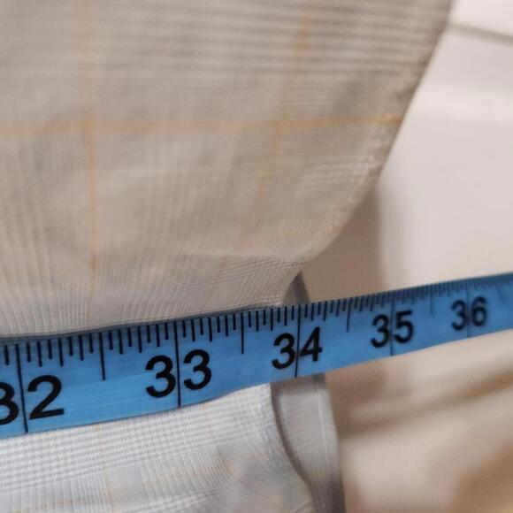 Brooks Brothers Slim Fit Non-Iron Dress Shirt - Light Blue Plaid- 16 4/5 - Picture 5 of 9